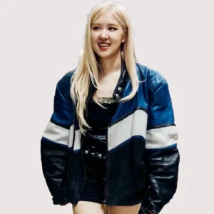 2025 Mimai GP ROSÉ Leather Racer Jacket Women