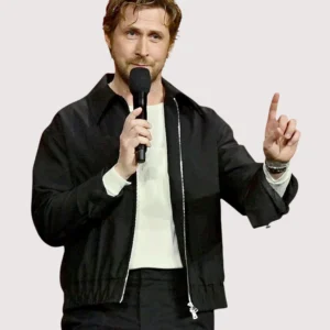 Knitedge CinemaCon 2025 Ryan Gosling Black Jacket