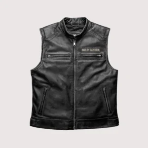 Harley Davidson Passing Link Leather Vest