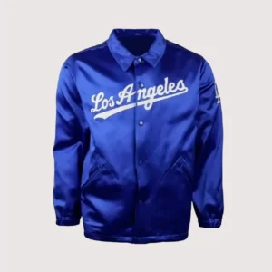 LA Dodgers 1962 Blue Satin Windbreaker Jacket Men
