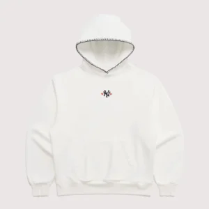 White Yankees Heart Fleece Hoodie
