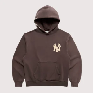 Brown Yankees Heart Fleece Hoodie