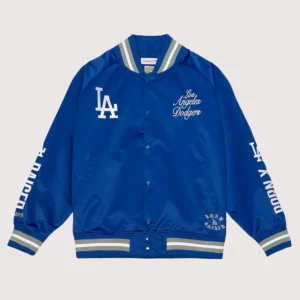 Mitchell & Ness x Born X Raised Royal Los Angeles Dodgers Pueblo Jacket