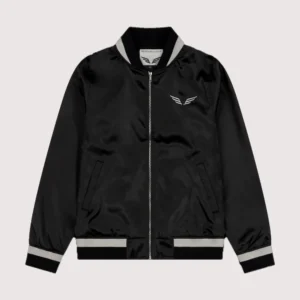 Black Horses Bomber Jacket