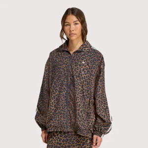 Adidas Leopard Firebird Oversized Track Jacket