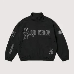 Supreme Old English Black Track Jacket Women