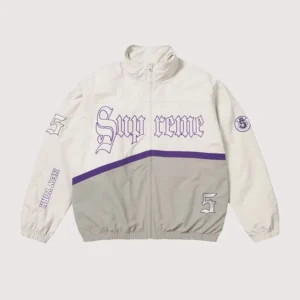 Supreme Old English White Track Jacket Women