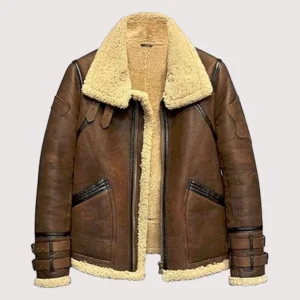 Johnson Brown SF Shearling Soft Leather Jacket