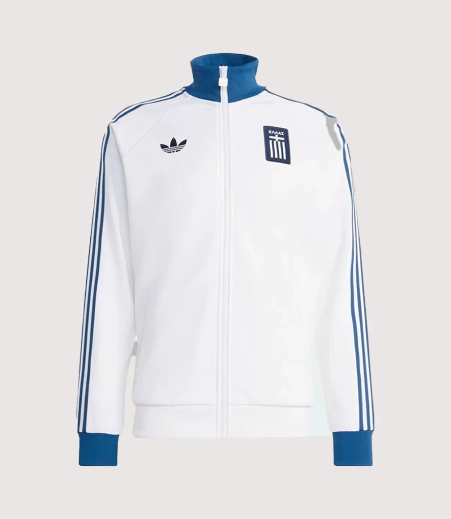 Adidas Greece Track Jacket - Men's quality sportswear ventilated fabric elegant cut official modern.